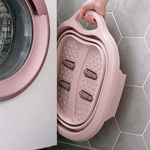 Spa portátil para pies plegable con 4 rodillos miniatura 3
