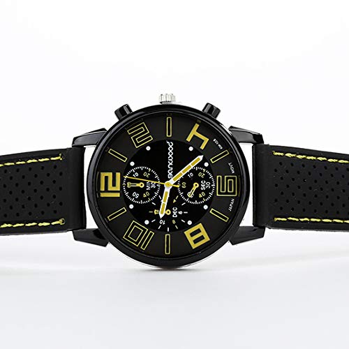 Fridg Frigidssm Mens Womens Watch Unisex Simple Sports Watch, Casual Silicone Strap Analog Japan Quartz Waterproof Wrist Watches Nice Blue #TOP6