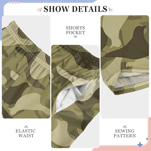 Pajama Bottoms, Pajamas Long Pant Green Camouflage Birds Lounge Wear Casual Sleep Pants Soft Pjs Sleepwear4