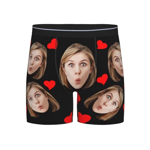 Hombres Regalos Customized Boxers Customized Pajama Underwear Customize Face Boxers Shorts Customized Valentines Men2