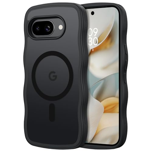 VENINGO Google Pixel 9a P[X g^ EF[u MagSafeΉ CX[d }Olbg X}zP[X lC Vv ~ ₷ ϏՌ wh~ Yی TPU+PC O[OsNZ 9aP[X 6.3