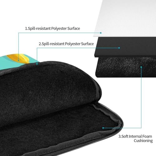 Funda para portátil 15 pulgadas en negro impermeable miniatura 2