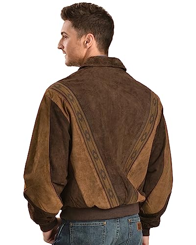 Image of Two-Toned Boar Suede Men's Jacket by Scully