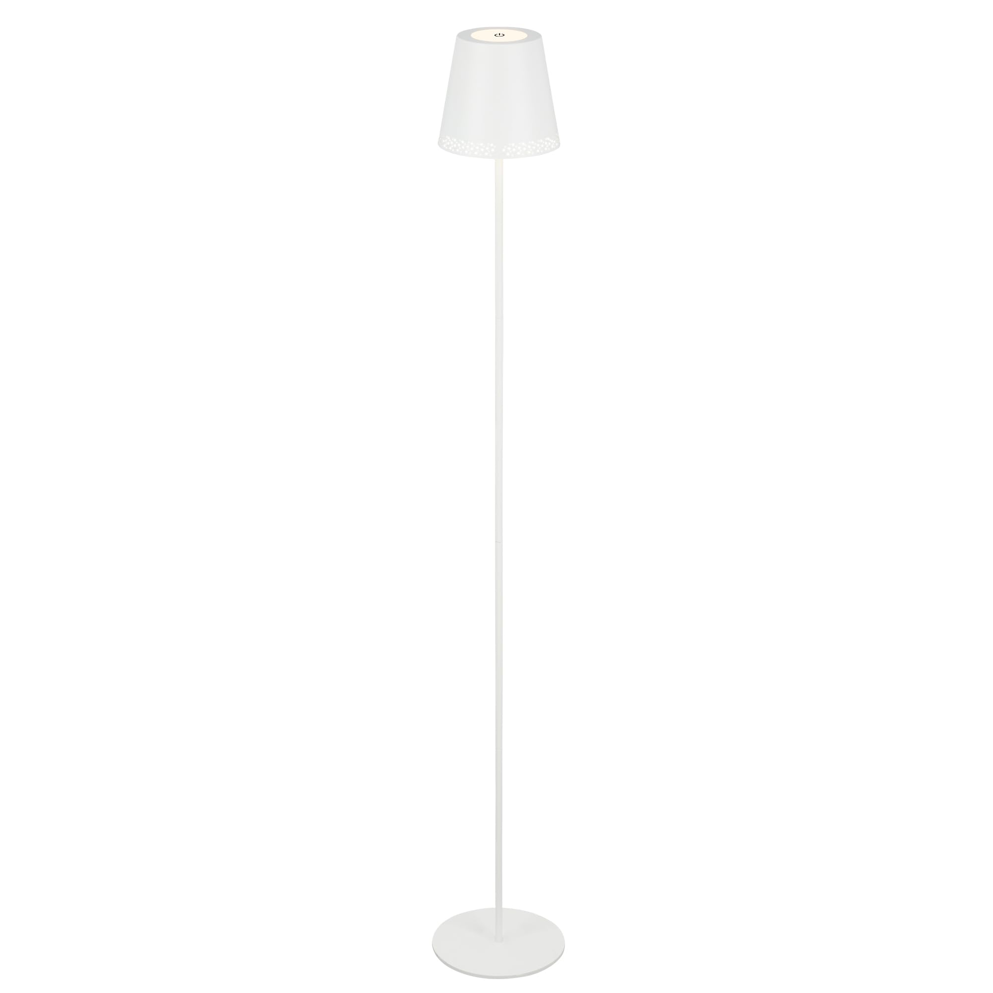 BRILONER - LED Battery Floor Lamp 3 in 1, Stepless dimmable, Touch, LED Floor Lamp Outdoor, LED Floor Lamp Cordless, White