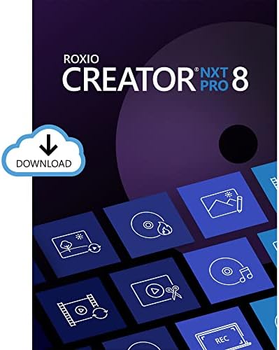 Roxio Creator NXT Pro 8 | Complete CD/DVD Burning and Creativity Suite [PC Download] [Old Version]