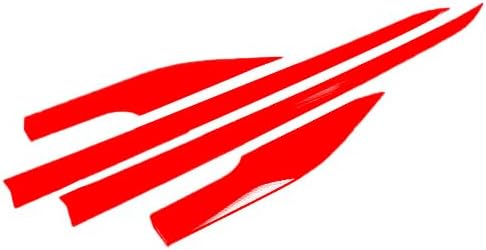 Eridanus Auto Accessories Fit for Toyota C-HR 2022 2021 2020 2019 2018 Door Guard Strip Body Side Molding Cover Trim (Chrome Silver) ABS 4PCS