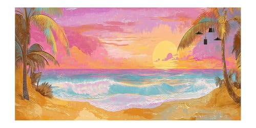 Tableau Strass Diamant Coucher de Soleil pour Partager des Instants Créatifs en Famille