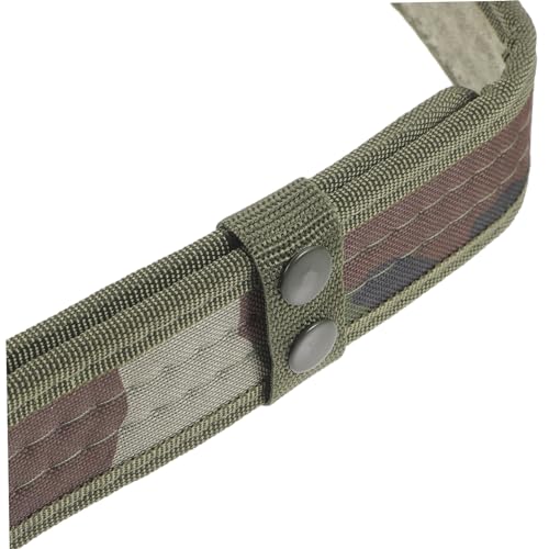 BESPORTBLE 1Pc Men's Outdoor Waistband Belt with Quick Release Buckle Army Green Oxford Cloth Sports Utility Belt for Mountain Climbing and Everyday Use3