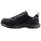 Timberland PRO Women's Reaxion Composite Safety Toe Athletic Work Shoe, Black/Grey, 8