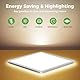 zemty 4Pack Deckenlampe LED Deckenleuchte Flach, 3Farben - 3000K/4000K/6500K, IP44 Wasserfest Quadrat Badlampe Decke, 2100LM Modern LED Decklit für Flur küche Badezimmer Schlafzimmer Büro, Ø22CM