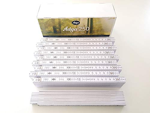 10x ADGA Meterstab 2 Meter Zollstöcke Zollstock Meterstäbe 90 Grad...