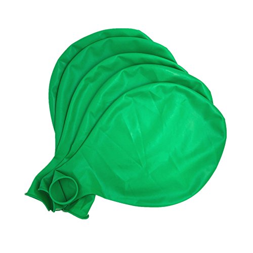 GuassLee Paquet de 5 Ballons - 36 Pouces Ballons Vert - Ballon de Latex géant pour fête Anniversaire Anniversaire Mariage Décorations d'événements