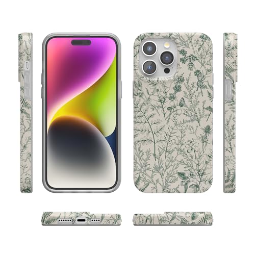 Coque ultra fine iPhone 15 Pro Max MagSafe anti rayures fleurie - 6