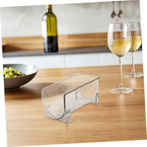 Organizador apilable para vino de plástico 2 piezas miniatura 7