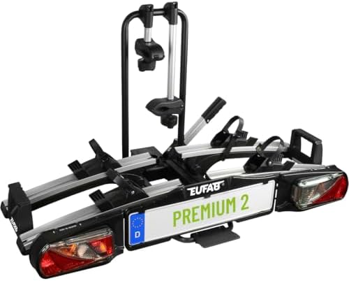 EUFAB 11521 Premium ll Fietsendrager voor trekhaak, geschikt voor...