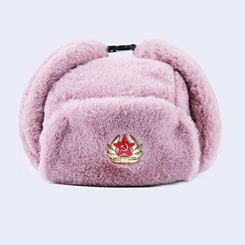 Chapka Homme Badge Soviétique imperméable pour rester au chaud sous la tempête