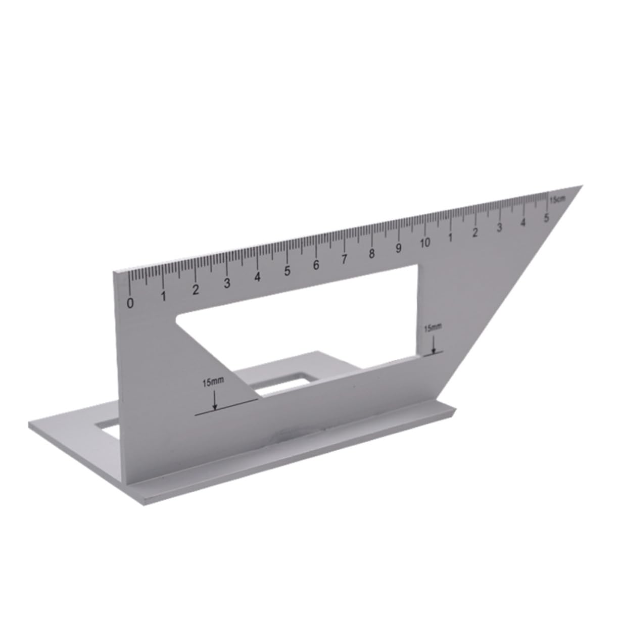 HOLIDYOYO Alloy Angle Ruler Right Angle Measuring Tool Ruler for Drawing Comfortable t Shape