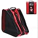 Zxpjkyu Skate Carrier Bag for Roller and Ice Skates with Ample Storage, red