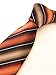 Orange Black Tan Neckties Silk for Men Suit Fitness Dating Fashion Prom Slim Tie