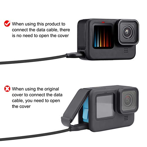 ULTECHNOVO Tampa Do Lado da Bateria da Câmera de Plástico Porta Lateral de Substituição da Tampa da