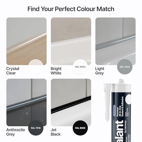 Hemway Bright White Construction Sealant & Adhesive - 300ml 3 Pack miniatura 5