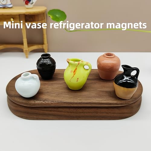 Imanes para Refrigerador Mini Jarrón Cerámica 8 Piezas miniatura 4