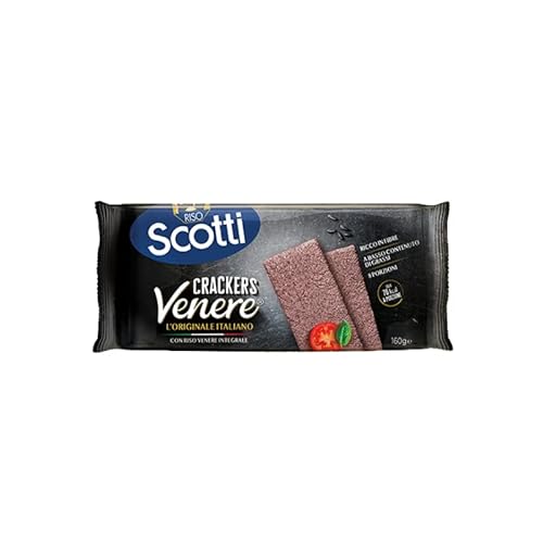 Riso Scotti Crackers Con Riso Venere Integrale 160 G