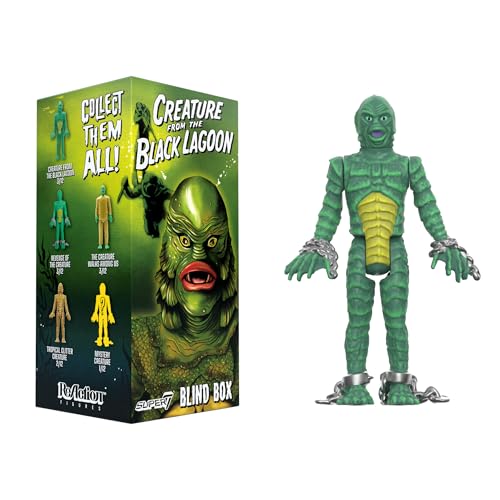 Image of Super7 Creature from the Black Lagoon Blind Box Flat - (12 Pack) 3.75 inch Universal Monsters Action Figures - Classic Horror Movie Collectibles and Retro Toys