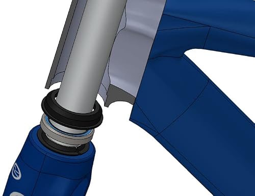 Neco バイクヘッドセット 44MM ZS44 28.6 30mm 1-1/8セミイ