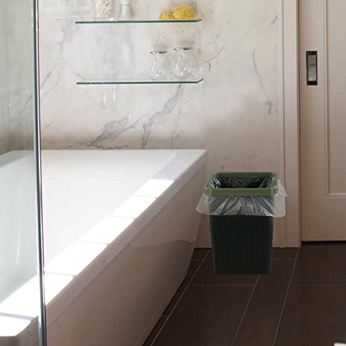 Idomy 18 Gallon Clear Trash Bag, Heavy Duty, 100 Counts #TOP5