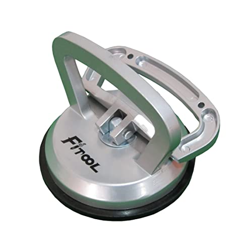 Lifter de vidrio con ventosa de 4-1/2 pulgadas, mango de aluminio, extractor de abolladuras