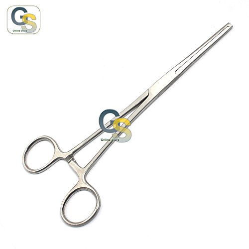 G.S HEMOSTAT Rochester Straight KOCHER 1×2 Teeth FORCEP 8