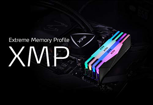 Memoria RAM ADATA SPECTRIX D55 RGB DDR4 da 32GB (2x16GB) a 3200 MHz, Gaming-DRAM con Supporto XMP 2.0 - Nero - RAM - Immagine 2