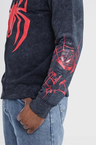 Image of Marvel Spider-Man Matching Family Cosplay Fleece Zip-Up Hoodie