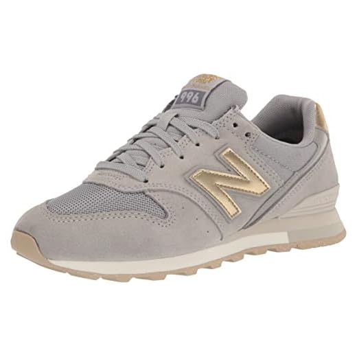 New Balance Women's 996 V2 Sneaker, Team Away Grey/Gold/Raincloud, 8.5
