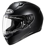 HJC HELMETS(エイチジェイシーヘルメット) バイク用 ヘルメット フルフェイス ベンチレーション 内装着脱 C10 ソリッド HJH232 SEMI FLAT BLACK L (58 - 59cm)