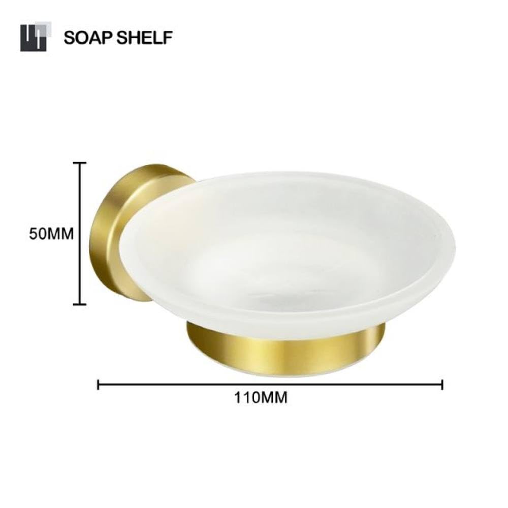 Toallero de Acero Inoxidable Dorado Cepillado, Soporte de Papel higiénico, Gancho para toallero, Cepillo de baño, Accesorios de Hardware de baño, 9