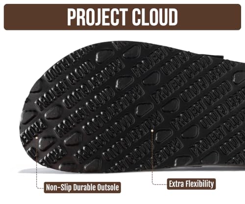 Image of Project Cloud 100% Genuine Leather Footbed Clogs for Women - Memory Foam Arch Support Slippers for Women - Trendy Slip-ons Women's Mules & Clogs Sandals