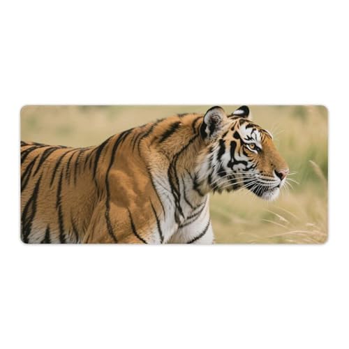 Imprimé tigre tapis de souris et clavier pour décoration maison bureau