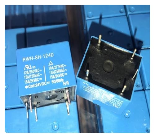 Relais 24V RWH-SH-124D 5 pins T73C-12A à isolation thermique renforcée