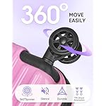 Carry on Luggage - Airline Approved Suitcases with Spinner Wheels, Built-In TSA Lock，Hard Shell Expandable Suitcases - Image 5