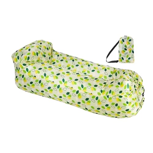 Genérico Sofá Inflable De Aire - Sillón Plegable Cómodo Impermeable | Tumbona para Sentarse Dormir Viaje Cine Playa Exterior
