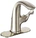 KOHLER K-5313-4-BN Refinia Single-Hole Bathroom Sink Faucet, Vibrant Brushed Nickel
