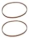 2) Aqua Products 3302 Aquabot Turbo Swimming Pool Cleaner Drive Belts - PAIR