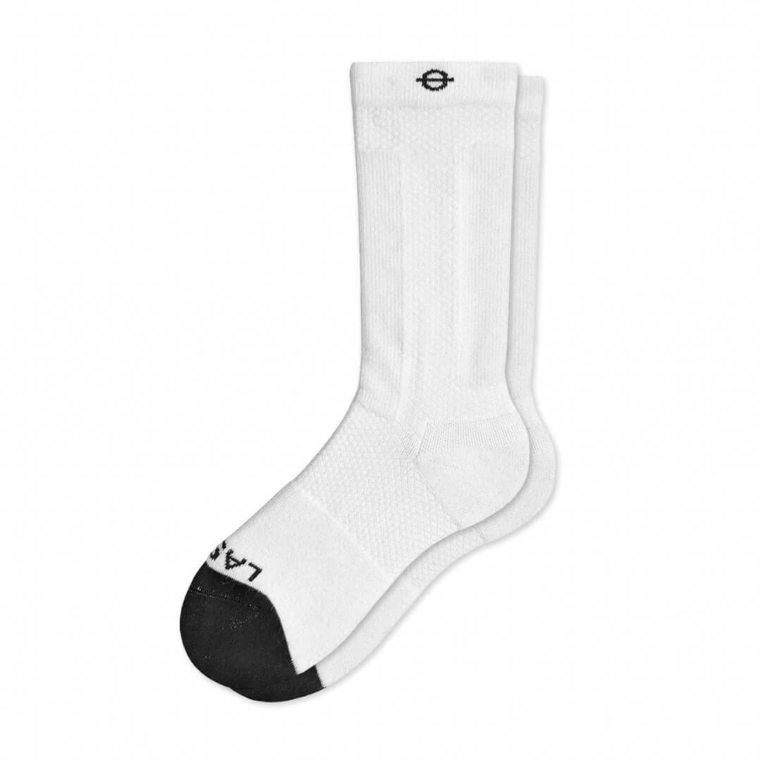 LASSO Calze a compressione per uomo e donna, a compressione, colore: bianco