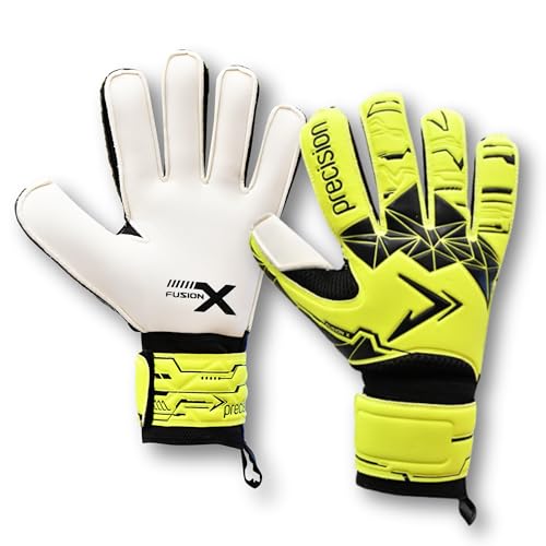 Precision Junior Fusion X Flat Cut Essential GK Gloves