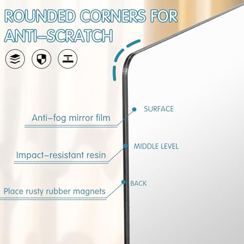 Miroir compact incassable pour retouches maquillage rapides - 4