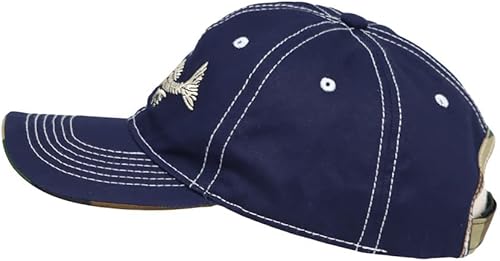 Miniatura 9 de WITHMOONS Sombrero de pesca de algodón con bordado de hueso de pescado, gorra de béisbol YZ10119
