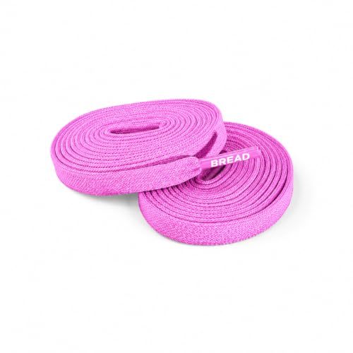 Image of Bread Elastic Xtra Stretch No-Tie Shoelaces - Durable Slip-On Laces for Sneakers & Boots, Kids & Adults, Travel-Friendly