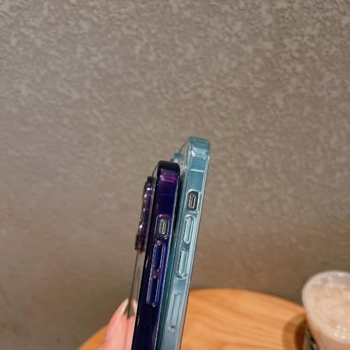 Coque iPhone 15 Pro ENILSA Armor acrylique premium transparente et violette